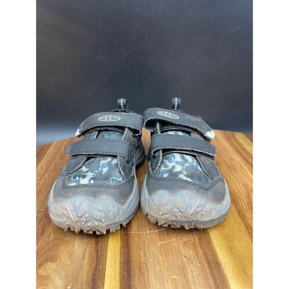 Keen Boys Size 6 (EU 22) Speed Hound Black Camo Hiking Hook & Loop Sneakers - Picture 2 of 10